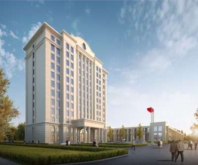 公司办公大楼侧影